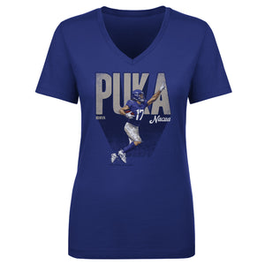 Puka Nacua Women's V-Neck T-Shirt | 500 LEVEL