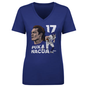 Puka Nacua Women's V-Neck T-Shirt | 500 LEVEL